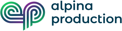 Alpina Production продакшн студия полного цыкала. Видео для бизнеса Logo